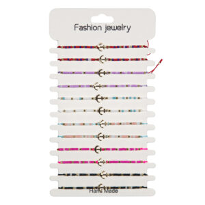 Narukvice sa sitnim perlicama i sidrima (SET 12 kom.)
