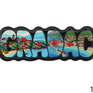 Epoxy magneti slova sa slikama, Gradac (SET 10 kom.)