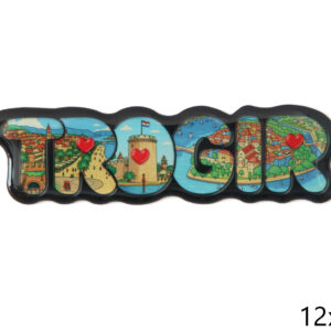 Epoxy magneti slova sa slikama, Trogir (SET 10 kom.)