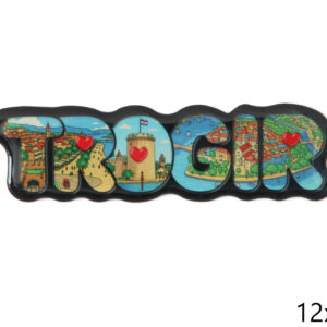 Epoxy magneti slova sa slikama, Trogir (SET 10 kom.)