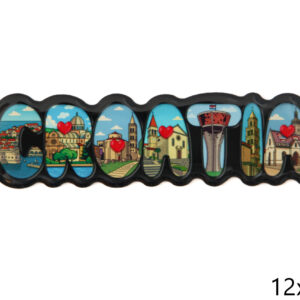 Epoxy magneti slova sa slikama, Croatia (SET 10 kom.)