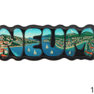 Epoxy magneti slova sa slikama, Neum (SET 10 kom.)