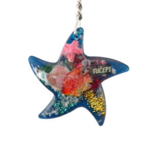Privjesci zvijezda sa školjkicama i morskim motivima, Tučepi