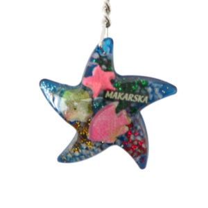 Privjesci zvijezda sa školjkicama i morskim motivima, Makarska