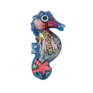 Magnet morski konjic sa školjkicama i morskim motivima, Tučepi