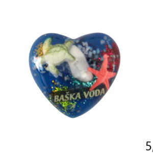 Magnet srce sa školjkicama i morskim motivima, Baška Voda