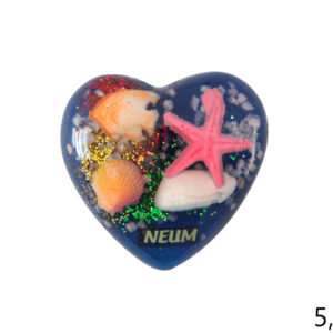 Magnet srce sa školjkicama i morskim motivima, Neum