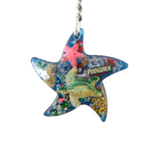 Privjesci zvijezda sa školjkicama i morskim motivima, Podgora