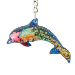 Privjesci dupin sa školjkicama i morskim motivima, Podgora