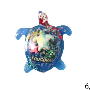 Magnet kornjača sa školjkicama i morskim motivima, Podgora