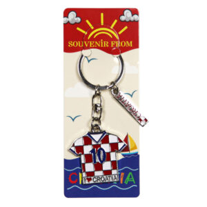 Metalni privjesci hrvatski dres i natpis Croatia (SET 12 kom.)