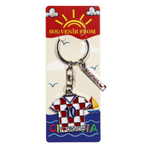 Metalni privjesci hrvatski dres i natpis Croatia (SET 12 kom.)