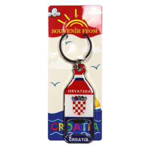 Metalni privjesci u obliku boce s otvaračem, Croatia (SET 12 kom.)