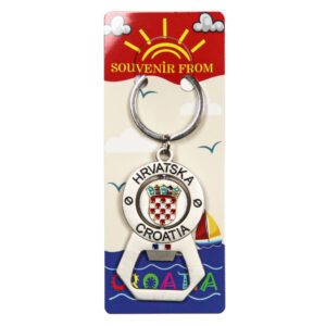 Metalni privjesci s otvaračem, Croatia (SET 12 kom.)