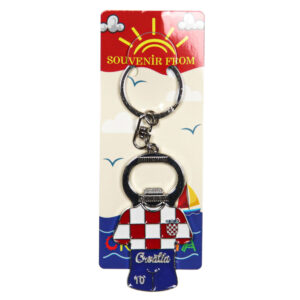 Metalni privjesci hrvatski dres s otvaračem, Croatia (SET 12 kom.)