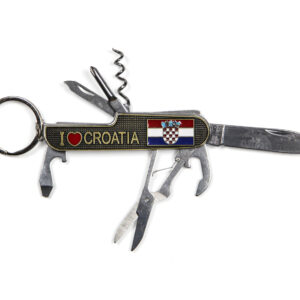 Metalni privjesci veliki džepni nož, Croatia (SET 12 kom.)