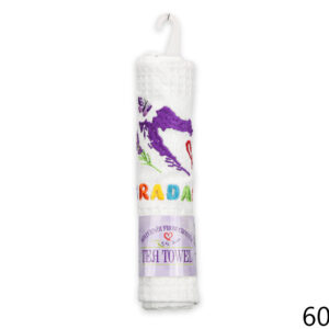 Bijela krpa s kartom i lavandom, Gradac